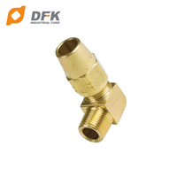Nouveau coude mâle en laiton D.O.T pour frein à air, 90 degrés, 150 psi, DFK DOT1369, usiné CNC
