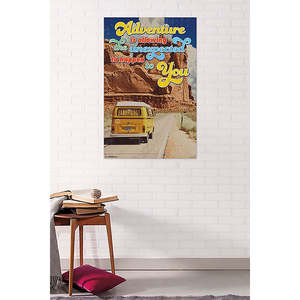 Póster de caravana aventurera para decoración de pared que anima a viajes inesperados - Product Image 2