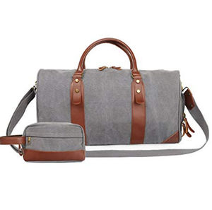 New Arrivals Durable Genuine Leather Zipper Duffle <b>Bag</b> Custom Large Travel <b>Overnight</b> Gym Sports with LOGO - Product Image 1