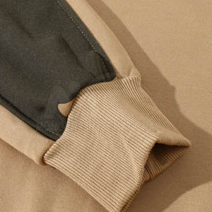 Sweat-shirts décontractés pour hommes personnalisés, en tissu polaire d'hiver 240g, écologiques, haute teneur en polyester/coton, séchage rapide - Product Image 3