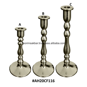 Portavelas de Aluminio Plateado Pulido con Diseño Elegante de Barra, Novedad 2026, Perfecto para Decoración del Hogar - Product Image 4