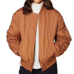 Vente en gros de blouson d'aviateur élégant pour femmes 2025, tissage au crochet personnalisé, veste respirante et durable à bas prix pour femmes - Product Image 4