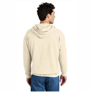 Fabricant OEM Nouveaux sweats à capuche en coton surdimensionnés pour hommes pulls molletonnés couleur unie logo personnalisé sweats à capuche pour hommes - Product Image 3