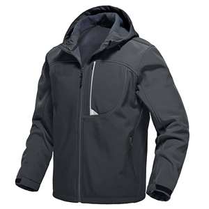 Chaqueta Softshell de Invierno Personalizada para Hombre, Impermeable, Cortavientos, con Cierre y Cuello Alto, Nueva Ropa de Trabajo Suave de Primera Calidad - Product Image 4