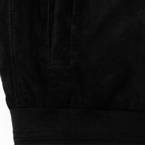 Veste en cuir noir style High Street pour homme avec col montant | Véritable peau de vache imperméable et respirante toutes les tailles disponibles - Product Image 4