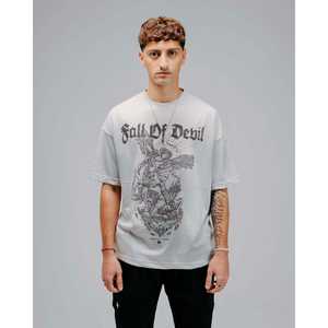 Tissu respirant 100% coton Jersey Fall of Devil - Product Image 6