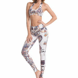 Sports Bra Workout <b>Leggings</b> Clothes Suit Activewear Seamless Biker Shorts Fiess Gym Wear Knit Women Yoga <b>Set</b> - Product Image 6