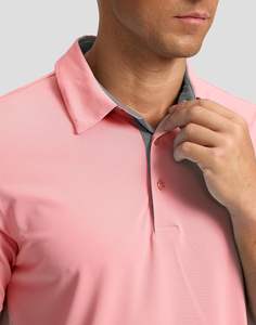 Polo liso personalizado camisas para hombres algodón poliéster mezcla transpirable Polo camisetas fábrica OEM fabricante al por mayor - Product Image 6