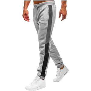 Custom New Casual <b>Mens</b> Flared Canvas Joggers Breathable <b>Elastic</b> Waistband Flare Sweatpants - Product Image 1