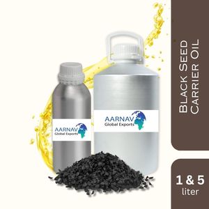 AARNAV GLOBAL EXPORTS Aceite Portador de Semillas de Nigella Sativa/Comino Negro Prensado en Frío, Certificado GMP, Modelo AGE-BBN7 - Product Image 1