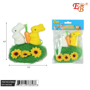 Eb <b>Easter</b> Double Bunny With Grass 144Pcs Case <b>Holiday</b> <b>Supplies</b> - Product Image 1