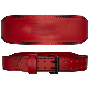 Cinturón de cuero para gimnasio de alta resistencia, hebilla de palanca para levantamiento de pesas, logotipo personalizado, precio barato a la venta - Product Image 1