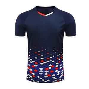 T-shirt 2024 tout nouveau à manches courtes Tennis Badminton Ping Pong maillot sport haut de gamme uniforme vêtements d'entraînement hommes t-shirts - Product Image 4