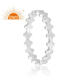 Anillo de Plata de Ley 925 con Diseño Elegante y Moderno para Mujer, Diseños Personalizados, Joyería de Fabricante Indio. - Product Image 2
