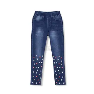 Wholesale Price Girl Jeans Pant Oem Service Girl Jeans Pant Quick Dry Hot Sale Girl Jeans Pant