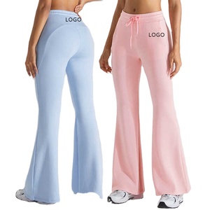 Mujer XL 30 \ "Canvas Originals French Terry Joggers Ligero Invierno Pantalones de chándal Cintura elástica Streetwear Flat Logo - Product Image 1