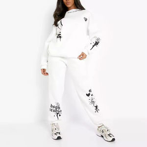 Survêtement pour femmes de haute qualité pour le jogging, survêtement décontracté 100% coton, fabrication en gros pour femmes OEM - Product Image 4
