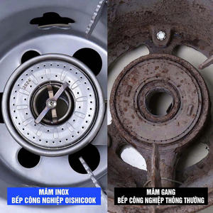 Estufa de gas industrial suministrada por la fábrica, en acero inoxidable duradero, con fuego azul intenso, fácil de trasladar. - Product Image 6