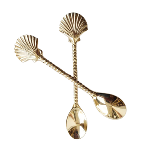Ensemble de couverts de luxe plaqué or en forme d'ananas, design classique unique en laiton, finition miroir, sans BPA, écologique, pour hôtels - Product Image 6