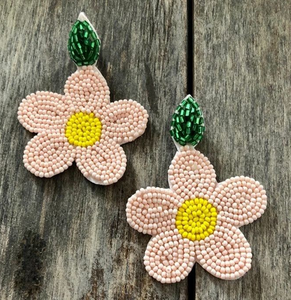 Pendientes de Bolas de Colores Amarillos con Cuentas Bordadas, Joyería Festiva para Mujer al Mejor Precio, Pendientes de Cuentas - Product Image 5