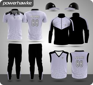 Conjunto de uniforme de cricket Cuello Jersey Camiseta Pantalones con logotipo de tamaño personalizado Nombre del equipo disponible en colores decentes - Product Image 1