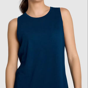 2025 Manufacturer Of Latest Factory Price Custom Wholesale Plus Size Women Cotton Rib Tank Top Gym Tank Tops For Women - Product Image 4