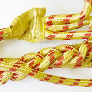 Vente en gros fil d'argent pointe uniforme cordon d'épaule personnalisé haute qualité cordons de robe accessoires Aiguillette - Product Image 6