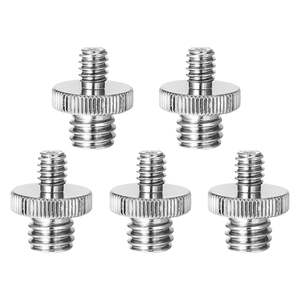5 Core 3/8 to 1/4 Adapter 5Pcs <b>Camera</b> Mount Durable Tripod Screw Adapter for DSLR Monopod Microphone - Product Image 1