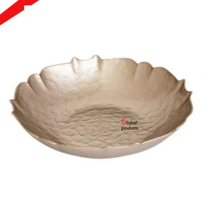 Bol de service au look martelé doré au look incroyable pour restaurant et bar de l'hôtel - Product Image 1