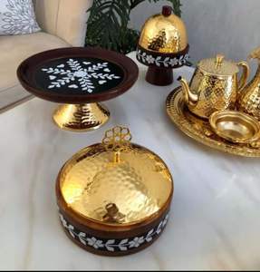 Juego de Tazones Decorativos para Cena, Chapados en Oro, de Acero Inoxidable, Ecológicos, Estilo Americano, Tazón para Servir Masa, Tazón para el Hogar - Product Image 5