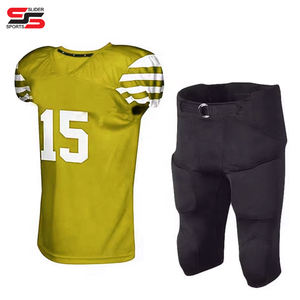 Uniforme de fútbol americano para hombres superventas, uniformes de fútbol americano de sarga para jóvenes - Product Image 3
