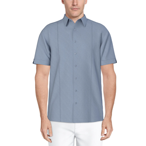 เสื้อเชิ้ตแขนสั้นกันยับสำหรับผู้ชายทรงปกติทรงพอดีตัว100% โลโก้ออกแบบได้ตามต้องการ OEM - Product Image 5