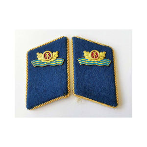 Écussons de col Gorget, écussons de col Flak Leutnant Luftwaffe, écussons de col en tissu brodé, écussons de col Gorget de haute qualité, personnalisés, écologiques - Product Image 3