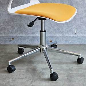 Traditional/Modern Ergonomic Office <b>Chair</b> with White Trim & Adjustable Headrest (Foam & PU Leather) - Product Image 3
