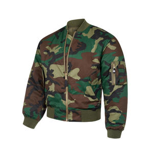 Cheap Nylon Blank Solid Color Breathable Hot Sale Custom Made Vintage Bomber <b>Jacket</b> - Product Image 5