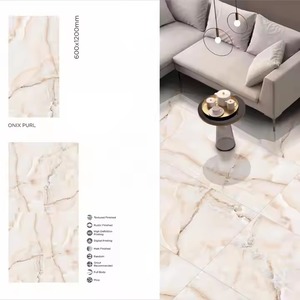 Carreau de porcelaine de prix usine Foshan 60x120 Design en marbre de Paris 600x1200 Carreaux muraux en céramique pour intérieur 24x48 GVT PGVT 2x4" - Product Image 1