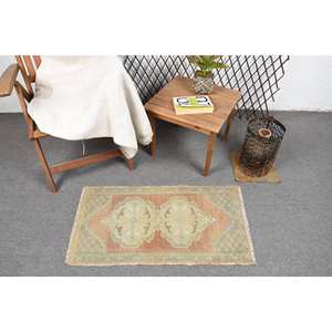 Alfombra de lana clásica vintage, diseño de retazos rústico marrón beige, hecha a mano, 160x310cm, sala de estar rectángulo para, respaldo de látex, felpa - Product Image 1