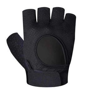 Guantes de Gimnasio de Medio Dedo para Levantamiento de Pesas con Correa de Muñeca Ajustable, Unisex, Material de Spandex para Entrenamiento Físico - Product Image 1