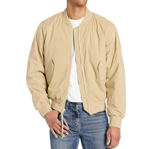 Veste bomber en toile 100% polyester pour homme, sports d'hiver en plein air, avec logo personnalisé, service OEM, imperméable et respirante - Product Image 4