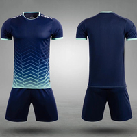 Ensemble de maillot et short de football personnalisé pour adultes, haute qualité, 100% polyester, impression numérique, respirant et léger