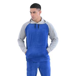 Conjunto Deportivo de Felpa Oversize de Algodón 100% Hecho en Fábrica al por Mayor para Tallas Grandes: Sudadera con Capucha y Pantalón Jogger - Product Image 1