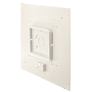 350W UV‑Printed Frameless Infrared Heating Panel with Sterling Thermostat <b>Plate</b>, Overheat Protection and Ceiling Installation - Product Image 2