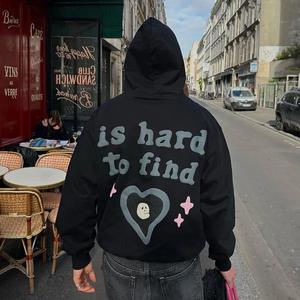 Fabriqué dans le meilleur matériel personnalisation hommes bouffée impression sweats à capuche léger pull à capuche pour hommes imprimé surdimensionné hommes sweats à capuche - Product Image 4