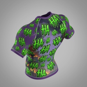 Men's Rashguard Anti-slip Band Four-Way Stretch Anti-bacterial Custom Logo No-Gi Grappling <b>Compression</b> <b>Shirt</b> Digital Print - Product Image 6
