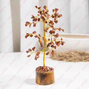 Premium Quality Healing Red Jasper 100 <b>Crystal</b> Chips <b>Tree</b> For Home Decor Gift - Product Image 1