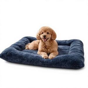 ที่นอนสุนัขยี่ห้อ Yommy Orthopedic แบบนุ่ม ผลิตจากผ้าคอรัลฟลีซ รูปทรงสี่เหลี่ยมผืนผ้า พร้อมปลอกหุ้มถอดซักได้ ฐานกันลื่น ทนทาน ใช้ได้ทุกฤดู รุ่นที่ 3 - Product Image 1