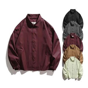 Gran oferta, cortavientos Clásico deportivo, cuello fino, logotipo personalizado vuelto hacia abajo, diseño de primavera, chaquetas transpirables para entrenadores al por mayor - Product Image 6