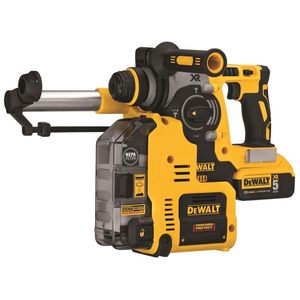 Marteau perforateur rotatif DIY 800W de qualité industrielle, électrique/à batterie, avec extracteur de poussière intégré en forme de L et embout SDS Max de 1 pouce - Product Image 5