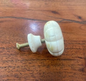 ลูกบิดทองเหลืองแบบไม้ถูมือจับลูกบิดประตูตู้อุปกรณ์เฟอร์นิเจอร์ทำมือ - Product Image 6