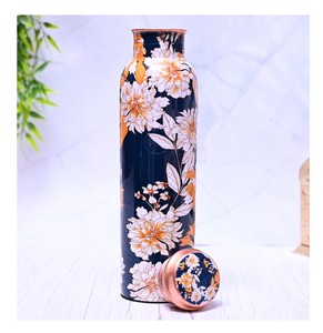Advantage Crafts Bouteille d'eau en cuivre avec bouteille d'eau imprimée en émail de couleur différente Prix bon marché - Product Image 2